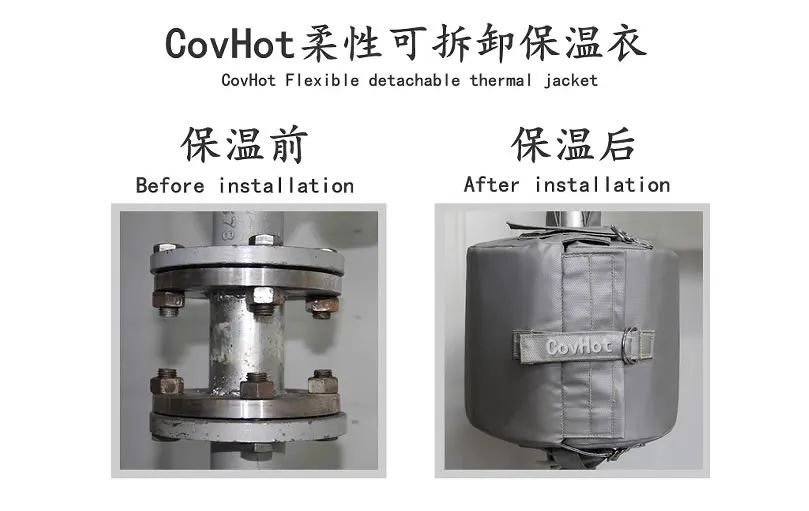COVHOT?柔性可拆卸式<a href=http://m.988zt.cn/e/tags/?tagname=%E4%BF%9D%E6%B8%A9%E8%A1%A3 target=_blank class=infotextkey>保溫衣</a>,蒸汽系統節能,節能保溫